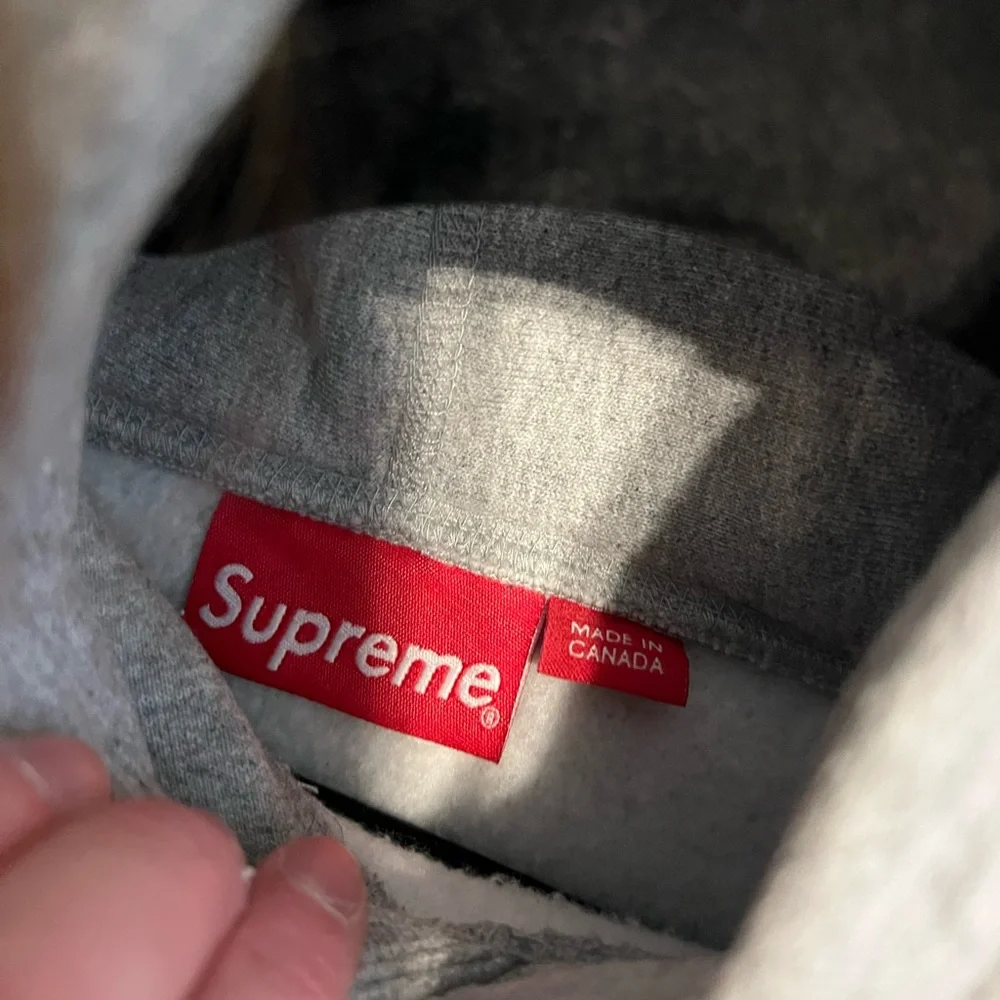 Supreme Gray Hoodie - Picture 2 of 2